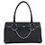 GUCCI Horsebit GG Canvas Hand Bag Black Silver 114913 - vista 2