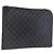 LOUIS VUITTON Damier Graphite Pochette Jules GM Clutch Bag M41501 LV