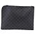 LOUIS VUITTON Damier Graphite Pochette Jules GM Clutch Bag M41501 LV - Ansicht 2