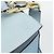 LOEWE Puzzle Small Hand Bag Leather 2way Light Blue Gold Tone - vista 22