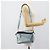 LOEWE Puzzle Small Hand Bag Leather 2way Light Blue Gold Tone - vista 29