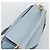 LOEWE Puzzle Small Hand Bag Leather 2way Light Blue Gold Tone - vista 6