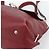 Salvatore Ferragamo Gancini Handtasche Leder 2way Rot Silber - Ansicht 12