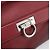 Salvatore Ferragamo Gancini Handtasche Leder 2way Rot Silber - Ansicht 17