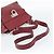 Salvatore Ferragamo Gancini Handtasche Leder 2way Rot Silber - Ansicht 9