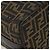 FENDI Zucca Canvas Hand Bag Black Brown - vista 10