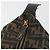 FENDI Zucca Canvas Hand Bag Black Brown - vista 17