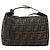 FENDI Zucca Canvas Hand Bag Black Brown - vista 2
