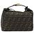 FENDI Zucca Canvas Hand Bag Black Brown - vista 3