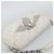 Christian Dior Trotter Canvas Romantic Chain Bag PVC White Silver - vista 6