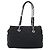 PRADA Chain Shoulder Bag Nylon Black Silver - vista 3