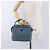 FENDI Dot Com Click Hand Bag Leather Blue Silver - vista 26