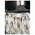 Falda larga Dior estampado floral Blanco Multicolor - vista 3