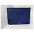 Pouch Christian Dior in nylon blu con patch - vista 3