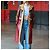 Cappotto lungo in pelle bicolore D&G Marrone Rosso - vista 3