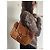 Borsa Yves Saint Laurent in pelle e camoscio marrone - vista 6