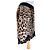 Falda de seda Dolce & Gabbana estampado de leopardo y ribete de encaje Negro - vista 2