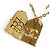 Cambon Chanel Gold Medaillon Anhänger Halskette Golden - Ansicht 9