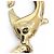 Chanel B25A Leder Coco Mark Camellia Halskette Schwarz Golden - Ansicht 8