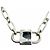 Collana Tiffany & Co. Silver 925 Small Double Lock Argento - vista 4
