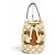 Céline Borsa a sacchetto Celine 19653 Teen Canvas Leather Triomphe Marrone Beige