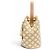 Céline Borsa a sacchetto Celine 19653 Teen Canvas Leather Triomphe Marrone Beige - vista 4