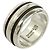 Tiffany & Co Anello Tiffany Vintage Grooved Double Line Argento