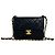 Borsa a tracolla Chanel Matelassé Coco Mark in pelle di agnello Nero