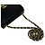 Borsa a tracolla Chanel Matelassé Coco Mark in pelle di agnello Nero - vista 4
