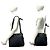 Borsa a tracolla in pelle Loewe Vintage Anagram Logo Nero - vista 2