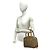 Borsa a mano in pelle GUCCI Old Gucci Micro GG Logo Pattern Marrone - vista 2