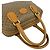 Borsa a mano in pelle GUCCI Old Gucci Micro GG Logo Pattern Marrone - vista 4