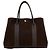 Hermès Borsa HERMES Garden Party PM Marrone