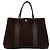 Hermès Borsa HERMES Garden Party PM Marrone - vista 3
