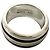 Tiffany & Co Anel Tiffany Vintage Grooved Double Line Prata - vista 3