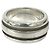 Tiffany & Co Anel Tiffany Vintage Grooved Double Line Prata - vista 4