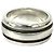 Tiffany & Co Anel Tiffany Vintage Grooved Double Line Prata - vista 5
