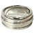 Tiffany & Co Tiffany Vintage Grooved Double Line Band Ring Silber - Ansicht 5