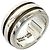 Tiffany & Co Tiffany Vintage Ring mit doppeltem Rillenband Silber