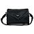 Sac à épaule PRADA Signo en cuir nappa avec logo triangle Noir