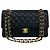 Timeless Borsa a tracolla Chanel Matelassé Double Flap Nero