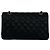 Timeless Borsa a tracolla Chanel Matelassé Double Flap Nero - vista 3