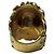 Gucci Lion Head Ring mit Kristallen Golden - Ansicht 3