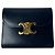 Céline Celine Triomphe Small Flap Wallet - Black Nero