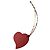 Hermès Hermes Petit H Heart Charm Rosa Bordò