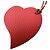 Hermès Hermes Petit H Heart Charm Rosa Bordò - vista 3