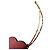 Hermès Hermes Petit H Heart Charm Rosa Bordò - vista 5