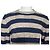 Autre Marque Fradi Gestreifter Rundhalspullover Beige Marineblau - Ansicht 2