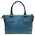 Borsa Gucci Interlocking G in pelle blu - vista 2