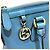 Borsa Gucci Interlocking G in pelle blu - vista 8